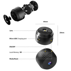 A9 HD WiFi Smart Surveillance Camera 1080P 1MP Home Security Wireless - stepyours.com