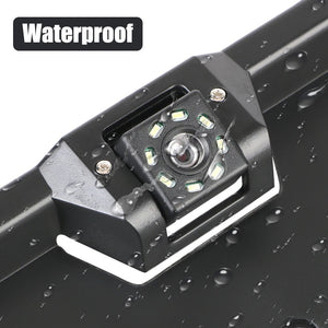 12V Car Rear View Camera 4 And 8 LED License Plate Holder Parking Sensor - stepyours.com