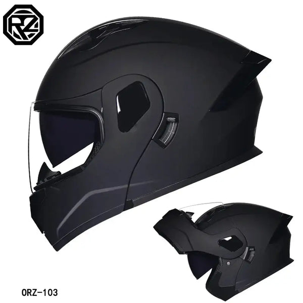 ORZ Modular Flip Helmet Dual Visor — product view 2
