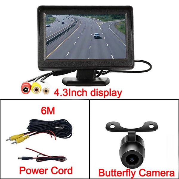 4.3 Inch Rear View Camera Monitor for Car Parking and Reversing System - stepyours.com