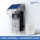 Waterproof Outdoor Wireless Doorbell with Solar Cover Camera WiFi Digital Door Peepholes Smart Home Intercom Video Eye Ring Bell by stepyours.com