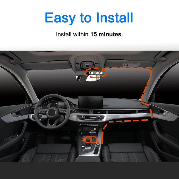 Aprilboy 4K Dash Cam With Front And Rear Cameras Night Vision Parking Monitor - stepyours.com