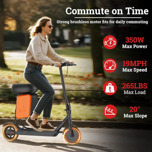 Ladped Electric Scooter With Seat — product view 2