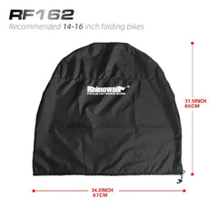 Rhinowalk Folding Bike Storage Bag Cover Portable Fits 20-Inch Or 16-Inch Folding Bike Light Bike Travel Carry Handbag