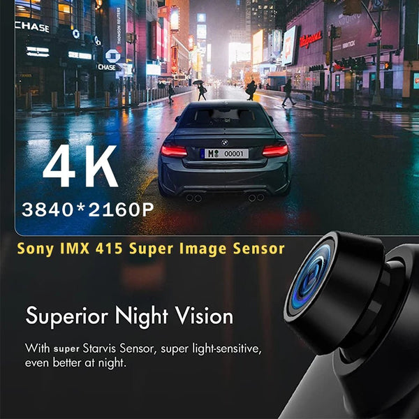 10 Inch 4K Dash Cam With CarPlay Android Auto GPS WiFi Rearview Mirror - stepyours.com