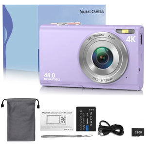 4K Vlogging Camera 42.4MP Sensor With 2.8 Inch Screen Camcorder For Photography - stepyours.com