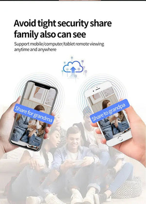 Tuya 8MP Dual Lens WiFi Baby Monitor - Auto Tracking And Color Night Vision - stepyours.com