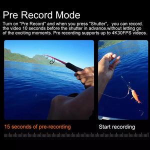 Ourlife MTR60 Action Camera 5K 30FPS Waterproof 2 Inch Touch LCD 4K60FPS WiFi - stepyours.com