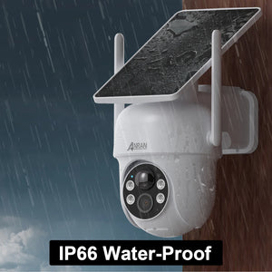 ANRAN Solar Camera With PIR Humanoid Detection For Outdoor Security 2K 2 4G WiFi - stepyours.com