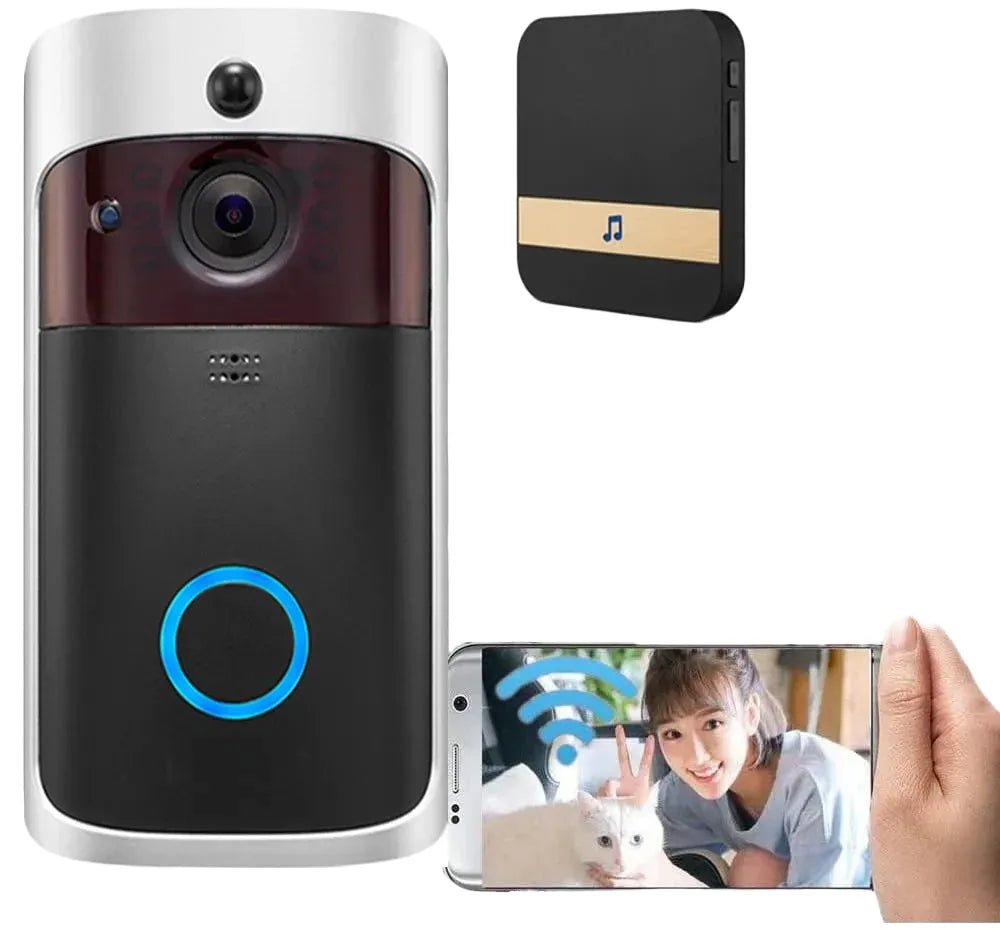HD Video Doorbell WiFi Night Vision With Motion Alerts - stepyours.com