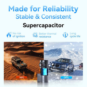 Pictrey M2 2K Dash Cam Night Vision 330 Degree Rotatable Car DVR Parking Monitor - stepyours.com