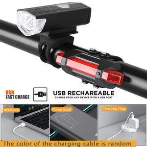 Bike Light Set - Easy Install USB Waterproof — product view 5