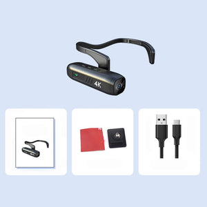 Hands Free Head Mounted Wearable Camera With WiFi 120 Degree Wide Angle And App Control - stepyours.com
