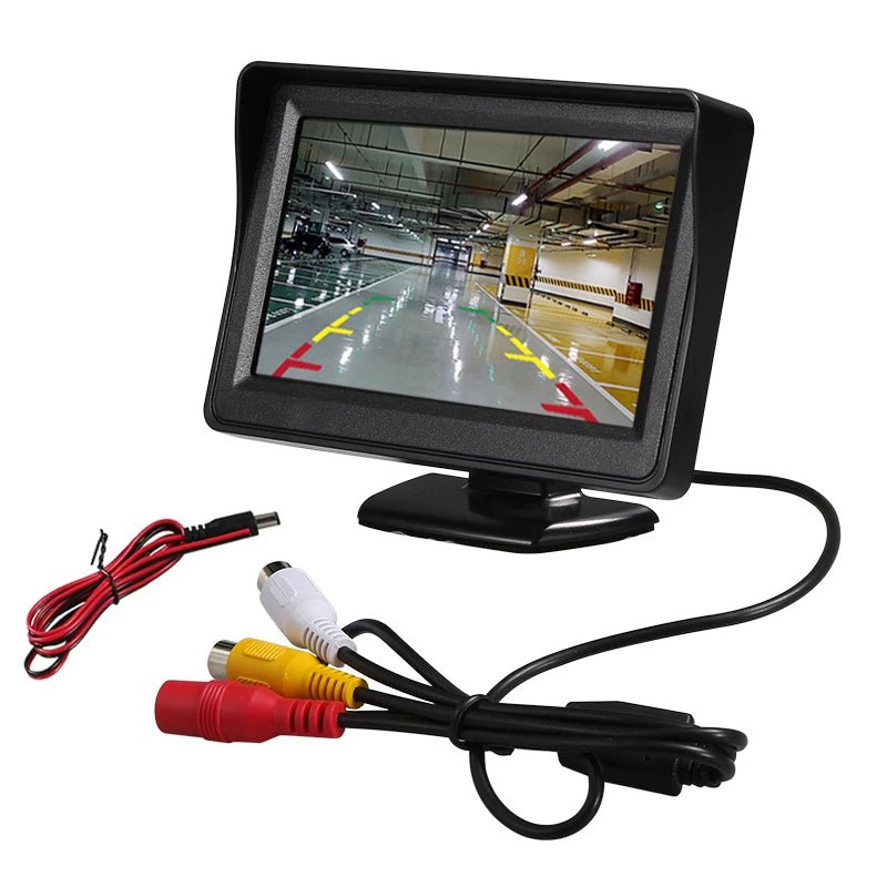 4.3 Inch Rotatable Rear View Camera For Car Reversing With 170 Degree Angle - stepyours.com