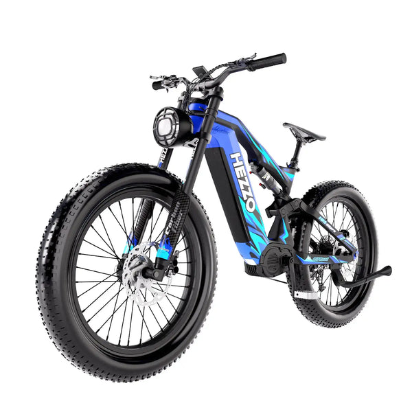 HEZZO Carbon Fat Tire Electric Bike — product view 9
