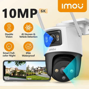 IMOU Ranger 4MP Bullet Lite Indoor Outdoor Security Camera AI Detection - stepyours.com