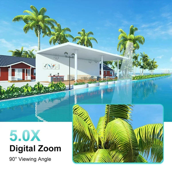 Yoosee 5MP Outdoor IP Camera Weatherproof IP66 360 PTZ Night Vision - stepyours.com