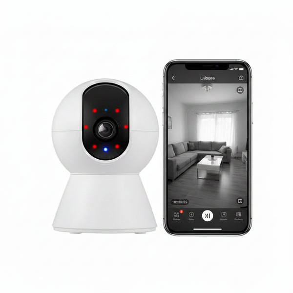 Kerui Mini Indoor Wireless 5MP WiFi IP Camera With Smart Auto Tracking - stepyours.com