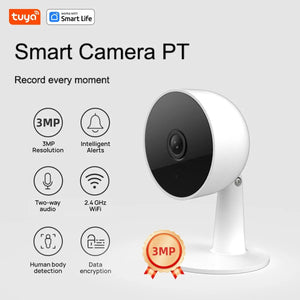 Tuya Smart 3MP Indoor Camera Real Time Alerts 2 Way Audio Human Detection - stepyours.com