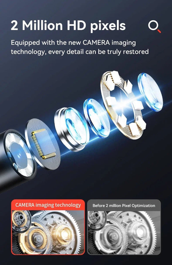 360 Degree Articulating Borescope Endoscope With Light For Android And iOS - stepyours.com