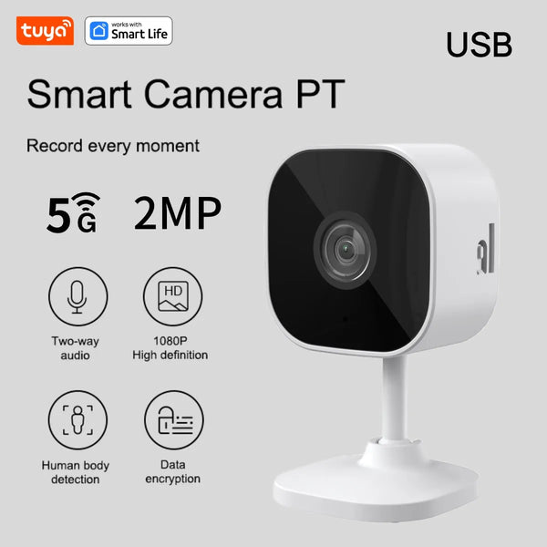 Tuya Smart 1080p WiFi Security Camera With 2 Way Audio And Motion Tracking by stepyours.com