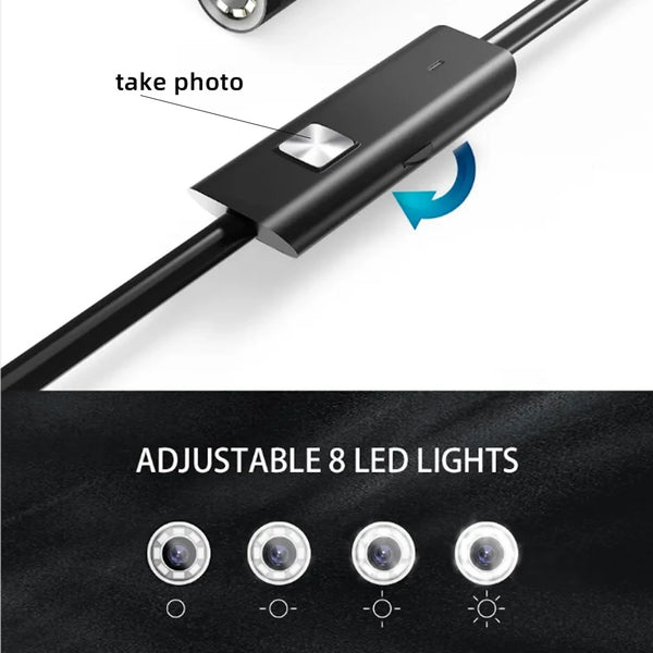 HD1920P Endoscope Camera - Type C Inspection For Car Sewer And Pipeline IP67 - stepyours.com