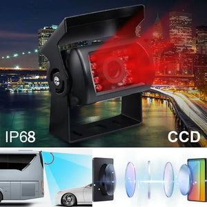 12 To 24V IR Back Up Camera Night Vision For RV Truck Car With 7 Inch Monitor - stepyours.com