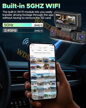 4 Camera 360 Degree Car DVR Dash Cam 1080P WiFi Front Rear Parking Monitor Gift - stepyours.com