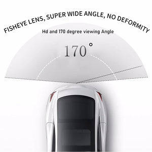 Gold Fisheye 170 Degree AHD 1080P Flip Emblem Backup Camera For VW Passat Golf - stepyours.com
