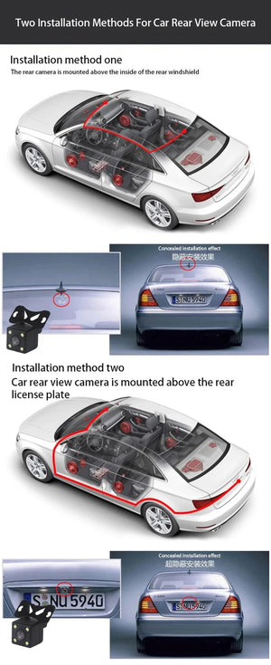 4K Dual Lens Dash Cam Car DVR With WiFi App Front Rear Night Vision - stepyours.com