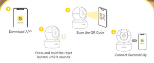 BoyKeep 3MP Indoor WiFi Baby Monitor - Auto Tracking For 24 7 Surveillance Hooks - stepyours.com