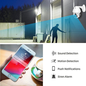 Abuntu YCC365 Plus PTZ WiFi Outdoor CCTV Camera 1080P Waterproof 4x Zoom - stepyours.com