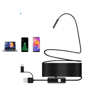 5.5mm Sewer Endoscope Type C Mini Camera For Android Compact Borescope Hooks - stepyours.com