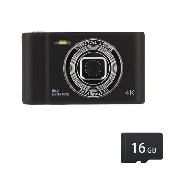 4K Digital Camera Travel Selfie Camera 36MP 1080p 2.4in Screen Optical Zoom - stepyours.com