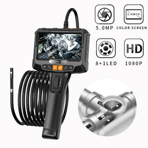 Lafoch S10 360 Rotating Dual Lens Endoscope - 3.9mm Probe, 5 - Inch IPS Display - stepyours.com