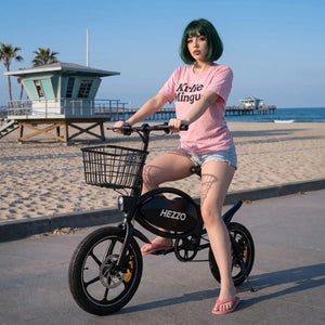 HEZZO Foldable Adult Electric Bike for Daily Rides — product view 2