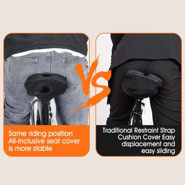 Gel Padded Bike Seat Cover Waterproof Cushion
