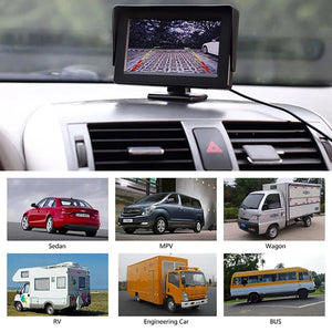 4.3 Inch Rotatable Rear View Camera For Car Reversing With 170 Degree Angle - stepyours.com