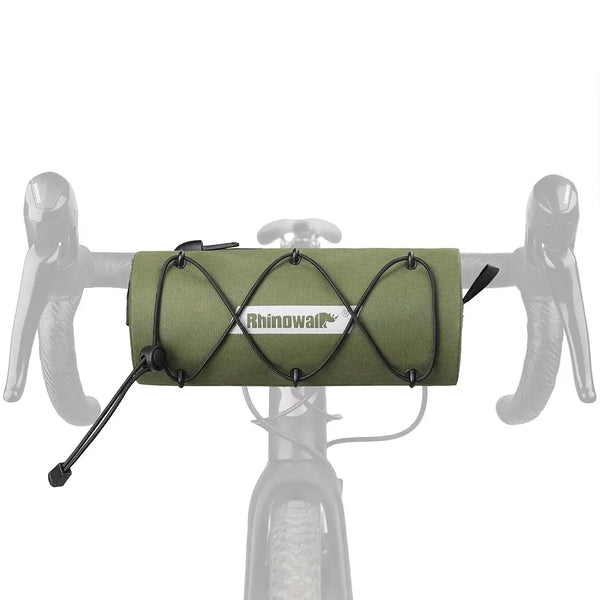 Rhinowalk Bike Handlebar Bag Waterproof Bicycle Frame Tube Bag Outdoor Travel Multifunctional Shoulder Bag Cycling Pannier Bag