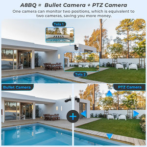8MP 4K PTZ WiFi Outdoor Camera - Dual Lens AI Tracking for Enhanced Security - stepyours.com