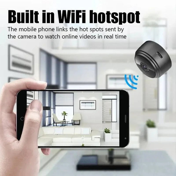 A9 WiFi Mini Camera 720P Indoor Security For Home Office Infant Pet Monitoring - stepyours.com