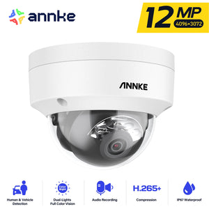 ANNKE 12MP IP67 Dual Light PoE Camera With Color Night Vision And Microphone - stepyours.com