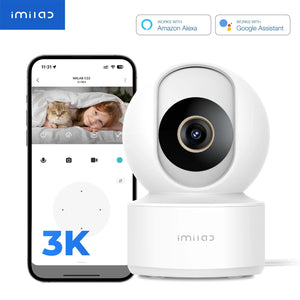 IMILAB C22 Indoor Baby Monitor AI Detection 360 PTZ Night Vision Xiaomi Home App - stepyours.com