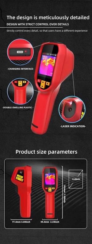 BSIDE HX1 Handheld Thermal Imaging Camera - 240x240 IR for PCB and Automotive - stepyours.com
