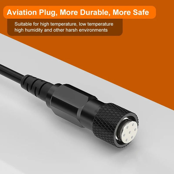 Four Point Three Inch Industrial Endoscope Camera 1080P HD 50m Rigid Cable - stepyours.com