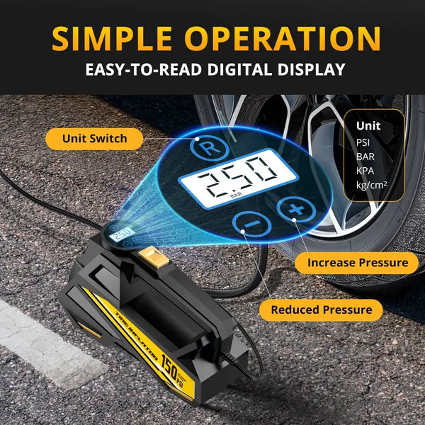 Corded Car Tire Inflator Pump — product view 5