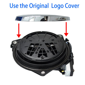Gold Fisheye 170 Degree AHD 1080P Flip Emblem Backup Camera For VW Passat Golf - stepyours.com