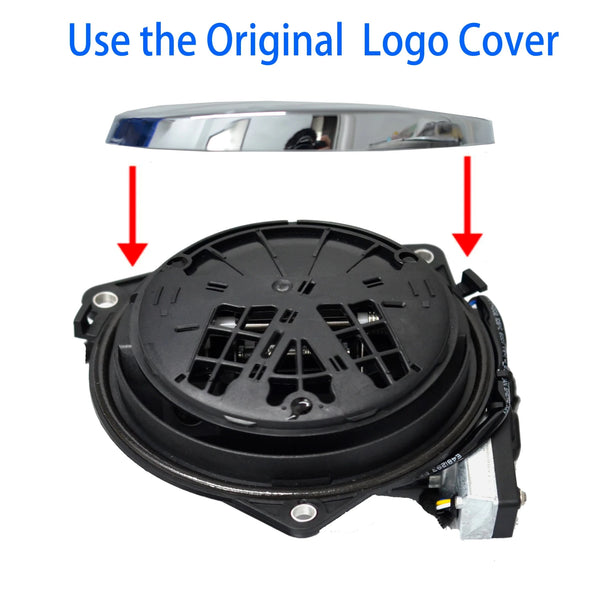 Gold Fisheye 170 Degree AHD 1080P Flip Emblem Backup Camera For VW Passat Golf - stepyours.com
