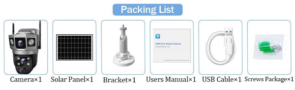 Solar Powered Dual Lens WiFi CCTV Camera With 12MP 10X Zoom PTZ IP66 Outdoor - stepyours.com