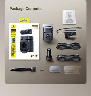 Baseus VD1 Pro 4K Dash Cam With Sony Sensor ADAS GPS WiFi6 STARVIS Night Vision - stepyours.com